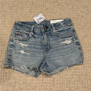American Eagle Outfitters Curvy High-rise Shortie, next level stretch sz: 4